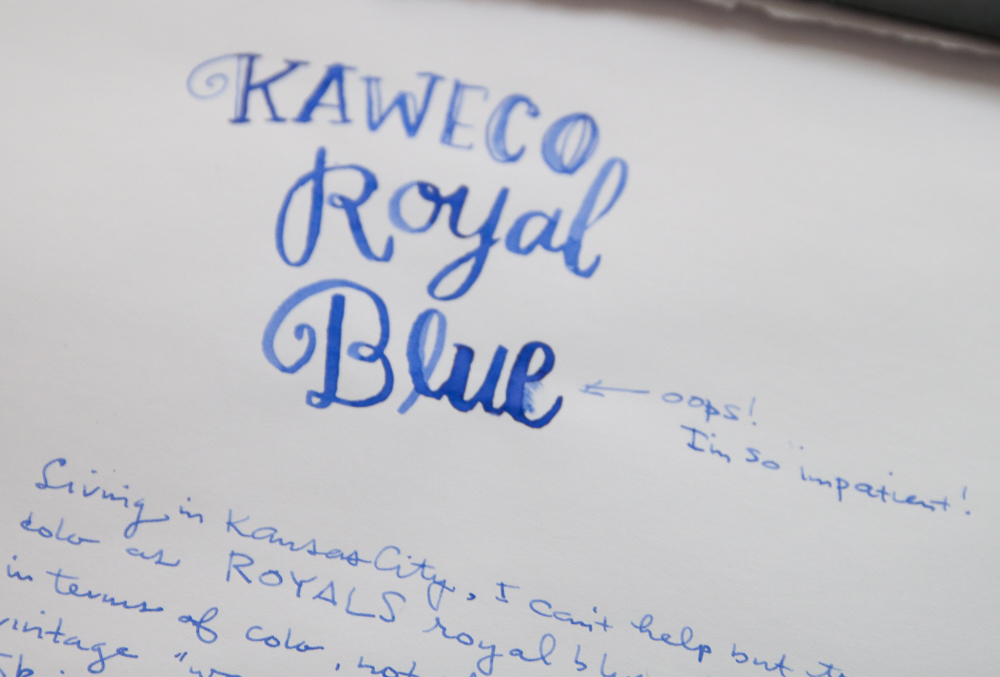 Ink Review #1444: Kaweco Midnight Blue — Mountain of Ink