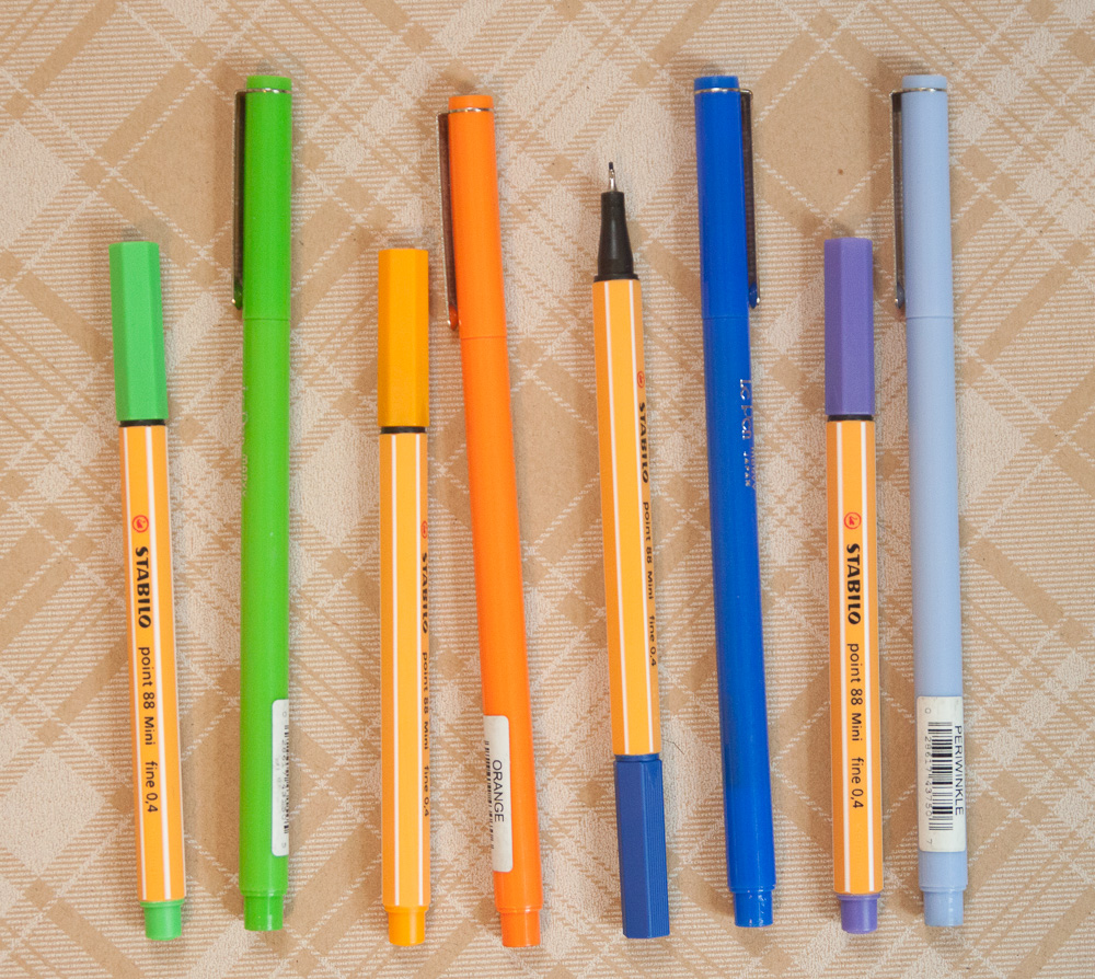 Stabilo Point 88 Fineliners – A Review