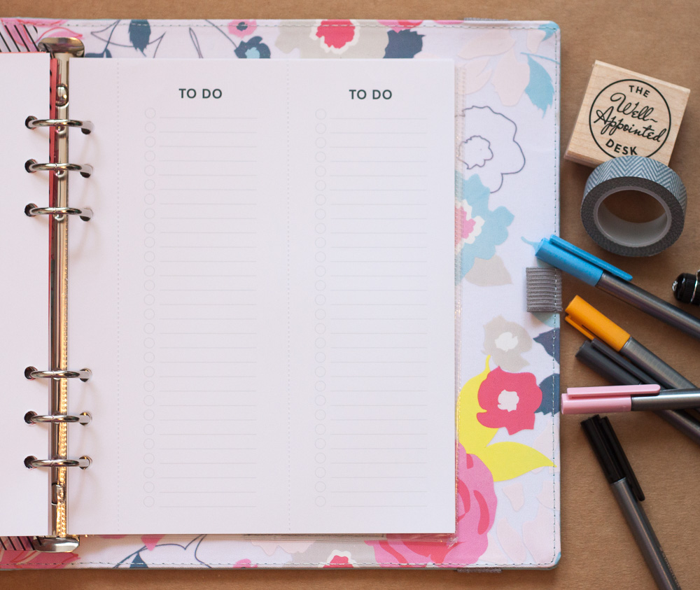 A Beginner's Dive into Ring-Bound Planners: Part 2 - Planner Sizes - The  Well-Appointed Desk