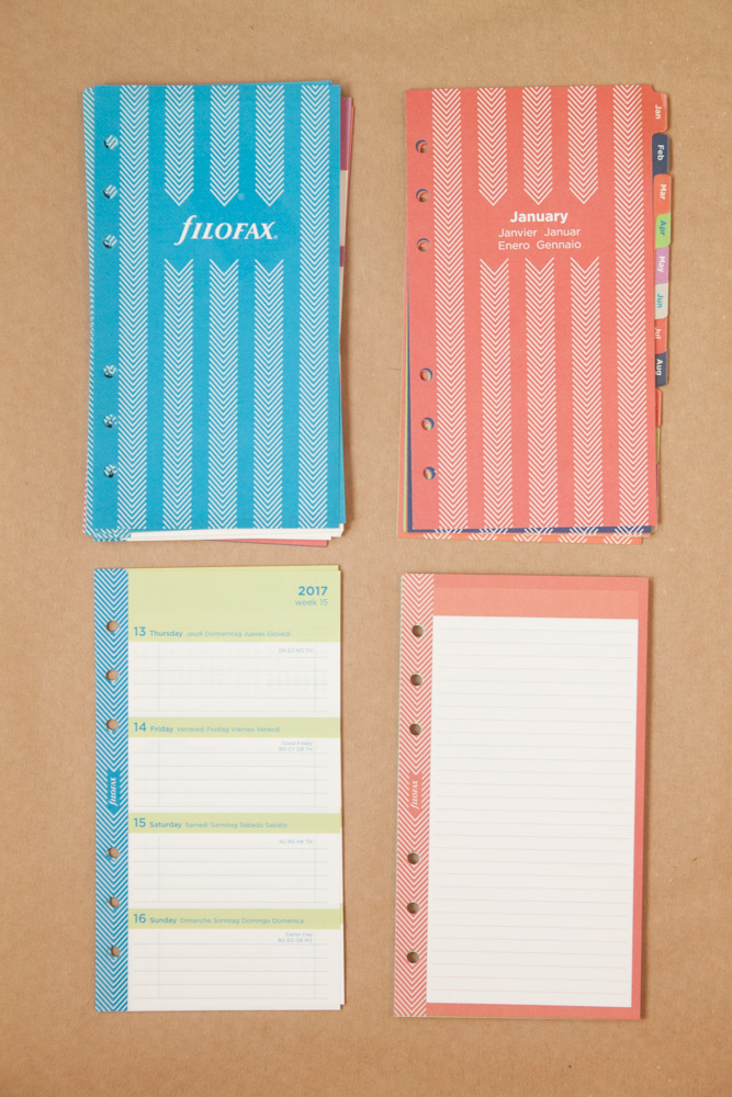  Personal Size Daily Task Planner Insert, Sized and Punched for  Filofax Personal Notebook : Office Products