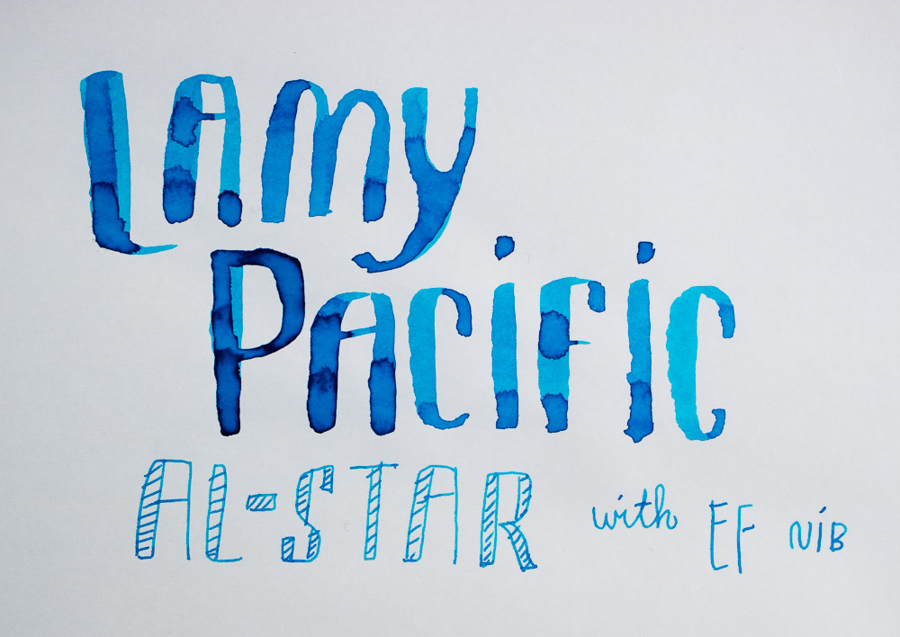 Pen Review: Lamy AL-Star Pacific Special Edition 2017 (EF Nib) and Lamy  Pacific Ink - The Well-Appointed Desk