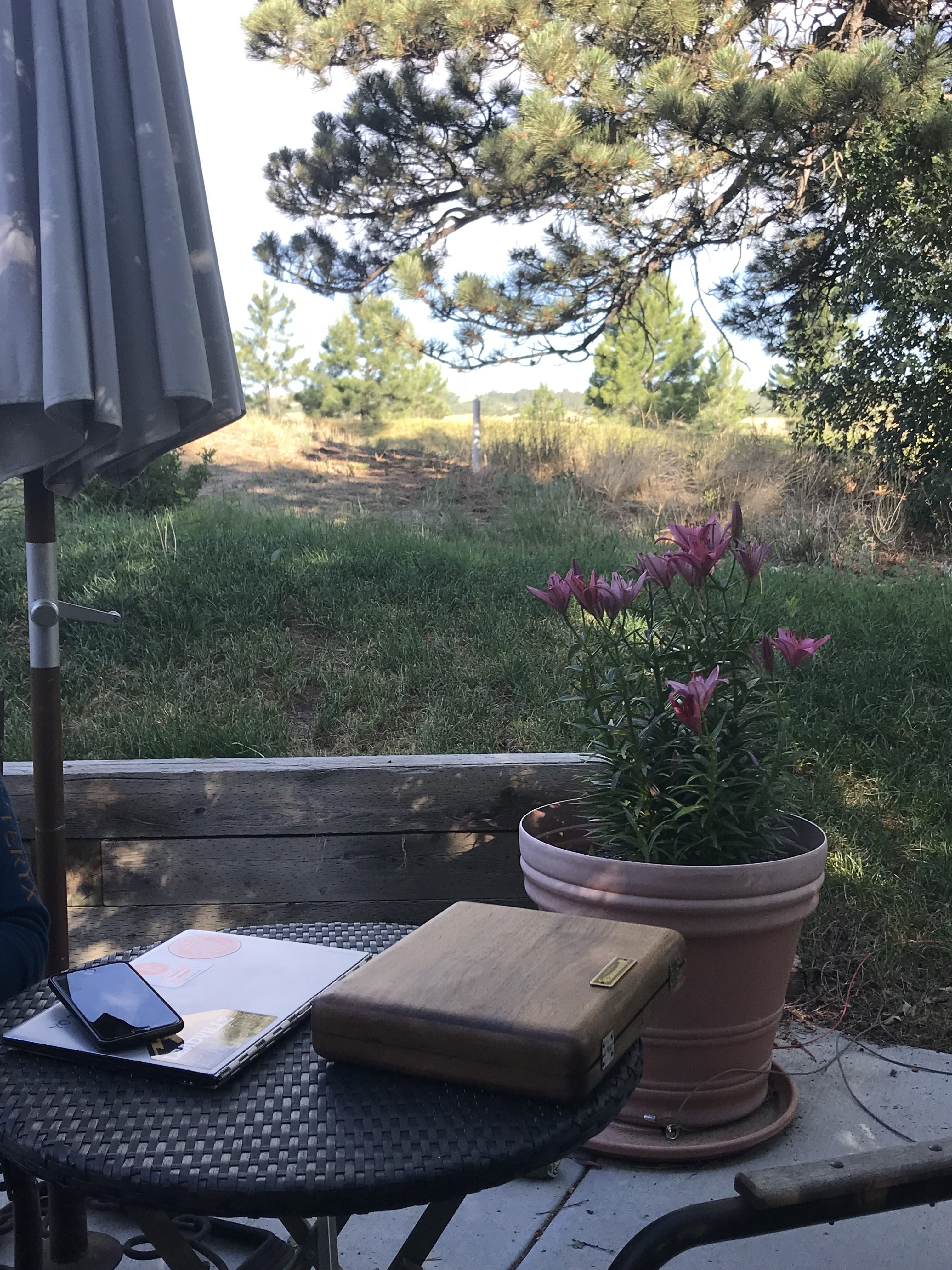 The Writing Box - Portable Wooden Writing Desk - Galen Leather