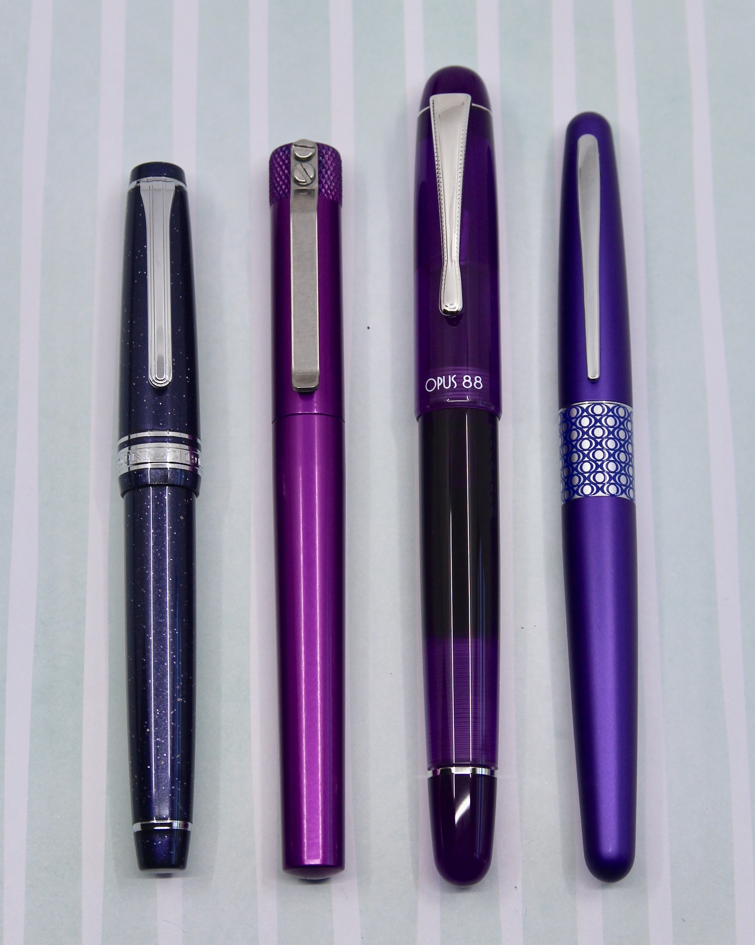 Fountain Pen Review: Opus 88 Picnic Purple (Fine nib) - The Well ...