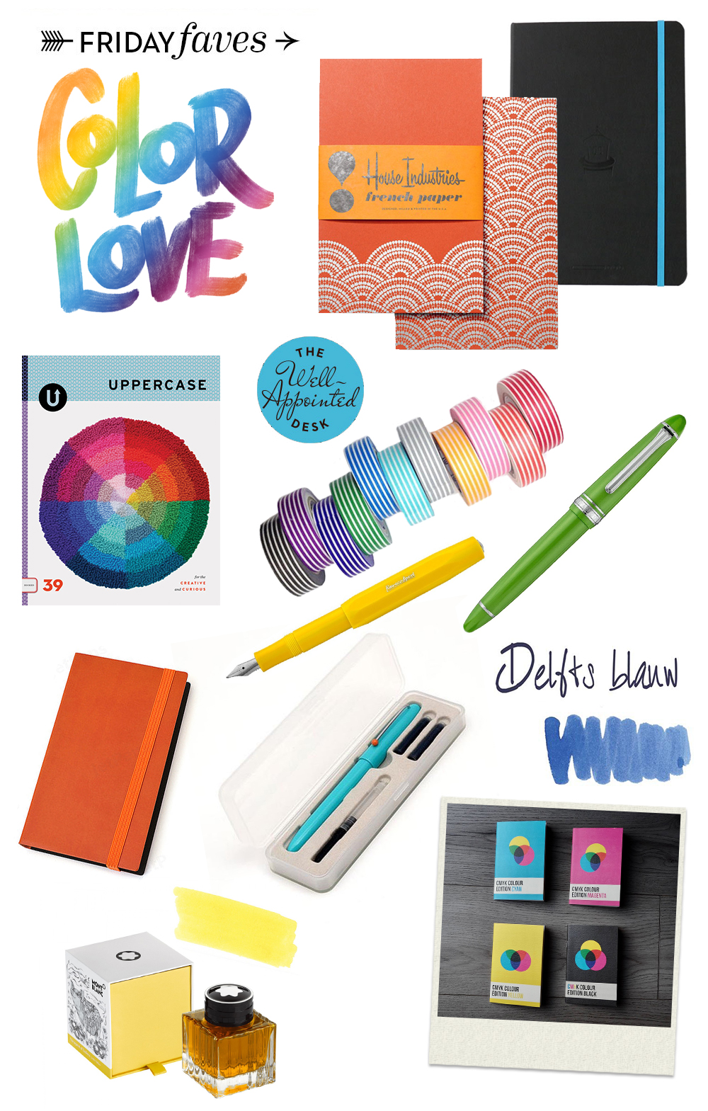 Friday Faves: Color Love - The Well-Appointed Desk